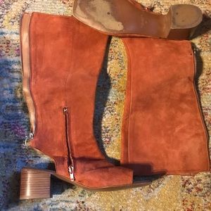 Sunset orange sandals